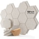 thumbnail image 1 of Paquete de 18 paneles acústicos Soundsbay, hexagonales, beige, 30 x 26 x 1 cm, 1 of 8