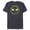 Navy Heather, variant on Marvel 85th Anniversary We Are Groot Spider-Man Mask Logo - Short Sleeve Blended T-Shirt for Adults - Customized-Yellow