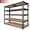 Black, variant on ZEUKMXOO 78" H Garage Shelving Unit , Heavy Duty Adjustable Storage Shelves with Integrated Dual-side Pegboards , 5 Tier Industrial Garage Shelves for Basement, Warehouse, Kitchen, Pantry