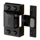 thumbnail image 2 of Bisagra hidráulica para puerta de gabinete de vidrio sin marco, versátil, silenciosa, de cierre suave Negro, 2 of 9