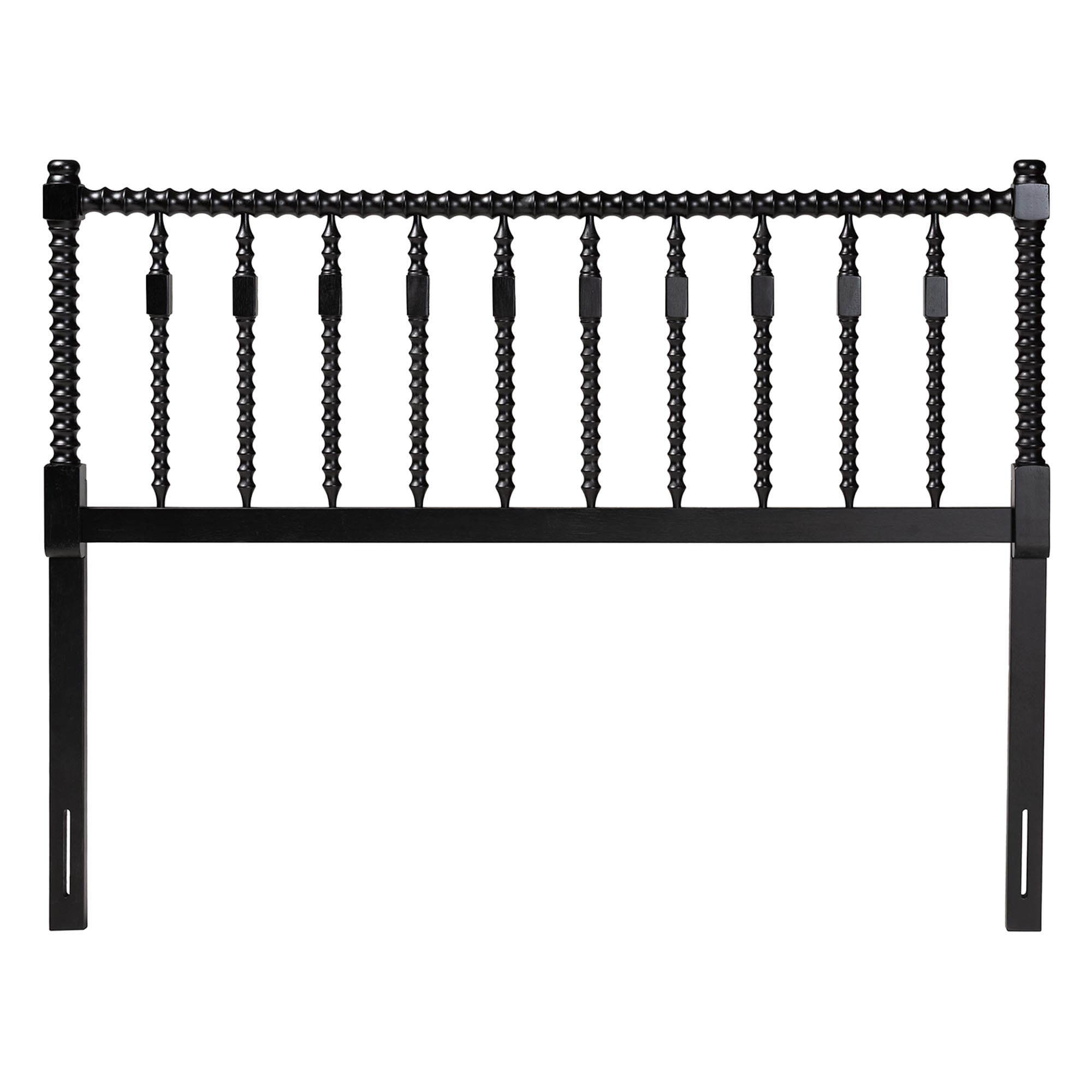 Baxton Studio Juliette Traditional Headboard, Full, Black