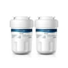 2 Pack Waterdrop Plus MWF Replacement for GE MWF SmartWater, MWFA, MWFP, GWF, GWFA, Kenmore 9991,46-9991, 469991 Refrigerator Water Filter