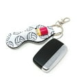 thumbnail image 2 of Wrapables 10 Pack Chapstick Holder Keychain, Keyring for Lip Balm Lip Gloss Lipstick with 10 Pieces Metal Keyring Clasps, Volleyball, 2 of 7
