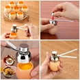 thumbnail image 3 of Stainless Steel Egg Cracker Tool - Egg Cutter Egg Shell Cutter Tool Egg Cracker Tool for Eggs Kitchen Gadgets - Egg Shell Opener Topper Cutter Egg Cup Cutter Egg Cracking Tool Handheld Egg Slicer, 3 of 9