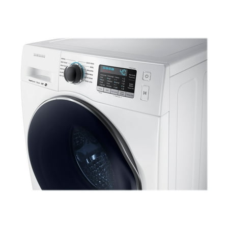 Samsung - 2.2 Cu. Ft. High Efficiency Stackable Front Load Washer with Steam - White