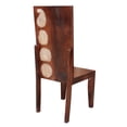 thumbnail image 2 of Dining Table Chair With hand Carving At Back Side | Entryway Dining Chair | Farmhouse Style Wooden Chair With Carving At Back Side, 2 of 6