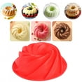 thumbnail image 3 of Spiral Cake Mold Silicone Chocolate Biscuits Cupcake Mold Fondant DIY Cake Tools, 3 of 9
