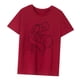 thumbnail image 3 of Camiseta para mujer básica camiseta moda cuello redondo camisa para mochilero viajes S, 3 of 8