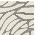 thumbnail image 3 of SAFAVIEH Casablanca Yadira Floral Shag Area Rug, Ivory/Grey, 4' x 6', 3 of 5