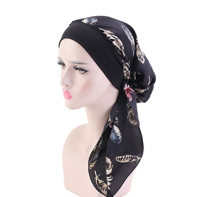Foulard pour Femmes Mode Long Élastique Doux Turban Chapeau