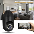 thumbnail image 4 of Xhy E27 Light Bulb Security Camera 1080P HD 2MP WiFi Surveillance with Night Vision, Black, 4 of 11