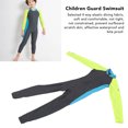 thumbnail image 3 of Traje de baño de una pieza para niños, manga larga, protección solar, secado rápido, traje de baño para deportes acuáticos para niños, gris oscuro, XXL, 3 of 14
