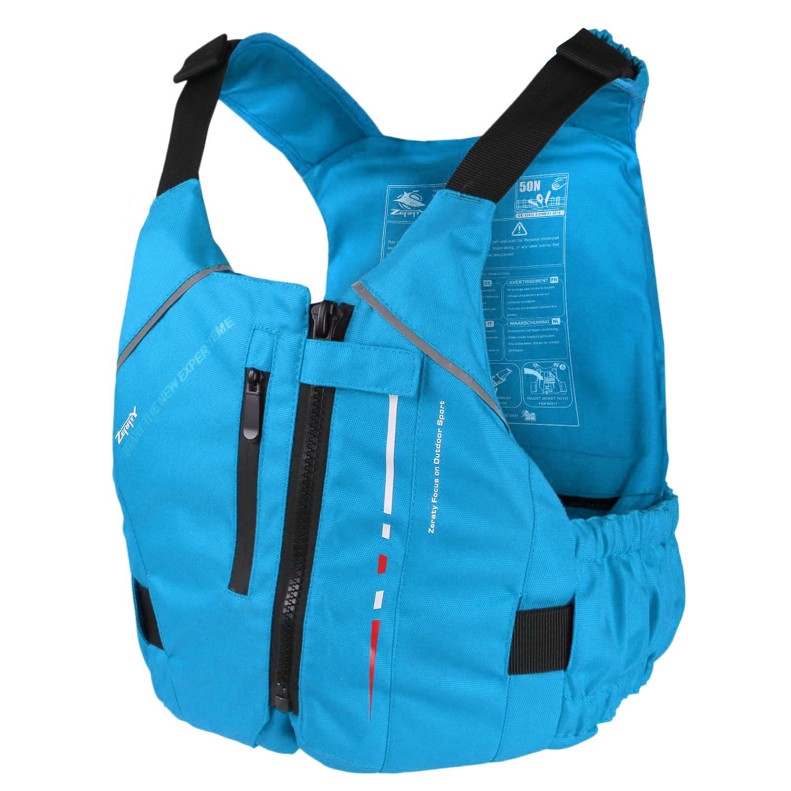 Zeraty Life Jacket for Adult,Float Buoyancy Aid Swim Vest for Swimming