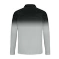 thumbnail image 4 of Pisexur Chandails en Molleton pour Hommes à Manches Longues, Sweat à Col Rabattu, Mode Décontractée, Patchwork de Couleurs Surdimensionné, Pull-Over, Fermeture Éclair Quart, Chemises de Gym Athlétiques, Chandail en Molleton Grande Taille M-6TG, 4 of 5