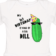 thumbnail image 4 of Inktastic My 1st Birthday is Kind of a Big Dill Pickle in Sunglasses Boys or Girls Long Sleeve Baby Bodysuit, 4 of 5
