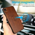 thumbnail image 5 of iPhone XR Case with Card Slots, Allytech Detachable Case Support Magnetic Car Mount Case with Lanyard Wallet Vegan Leather Shockproof Stand Case for iPhone XR 2018(6.1"), Brown, 5 of 8