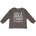 thumbnail image 3 of Inktastic Banker Like Mommy Future Job Boys or Girls Long Sleeve Toddler T-Shirt, 3 of 5
