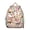 Beige-42, variant on Floral Dog Design Student Backpack – Adorable Puppy Paw Print with Bone and Tail Cartoon Design, Artistic Watercolor Style for School