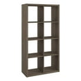 thumbnail image 2 of ClosetMaid Bookcase Open Back 8-Cube Storage Organizer, Graphite Gray (2 Pack), 2 of 6
