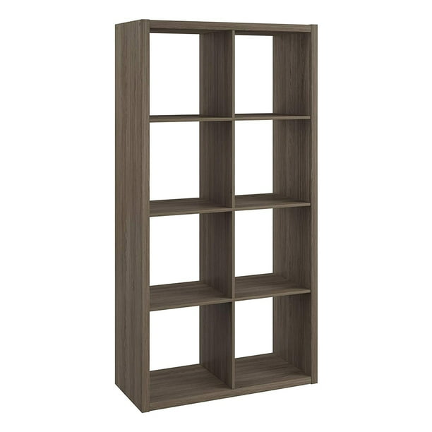 Closetmaid Decorative Bookcase Open Back 8 Cube Storage Organizer Graphite Gray Com 8 Cube Storage Organizer Graphite Gray, Closetmaid Storage Cube Bookcase