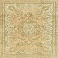 thumbnail image 1 of Ahgly Company Indoor Square Abstract Brown Gold Abstract Area Rugs, 7' Square, 1 of 6