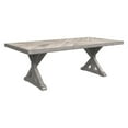 thumbnail image 5 of Ashley Furniture Beachcroft Trestle Patio Dining Table in Beige, 5 of 5