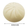 thumbnail image 5 of KUKIDSVO Bun Stress Relief Toy, Soft Silicone Squeeze Ball, Portable Anxiety Relief Fidget Toy for Kids Adults(1Pcs, White), 5 of 5
