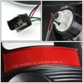 thumbnail image 4 of DNA Motoring TL-DRAM05-LED-3D-BK-CL For 2002 to 2006 Dodge Ram 3rd Gen Pair of 3D LED Brake Tail Lights (Black Housing Clear Lens) 03 04 05, 4 of 5