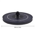 thumbnail image 4 of Bomba De Fuente De Agua Con Energía Solar Flotante Led Bomba De Fuente Solar Batería Incorporada Multipropósito Fuente De Nido De Pájaro Solar Para Césped De Jardín Yuarrent HA034847-00, 4 of 6