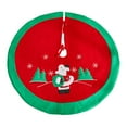 thumbnail image 6 of Dmlowu Christmas Tree Skirt - Extra Soft Xmas Tree Skirt for Holiday Party Christmas Decorations, Wrink Proof Non Slip Christmas Tree Skirts, 35.4"/90cm, 6 of 6