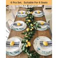 thumbnail image 4 of 13 Inch Round Placemats Set of 6, Teal Octopus Coastal Non Slip Heat Insulation PP Table Mats, Vintage Summer Beach Nautical Washable Place Mats for Kitchen Dining Party Table Decor, 4 of 7