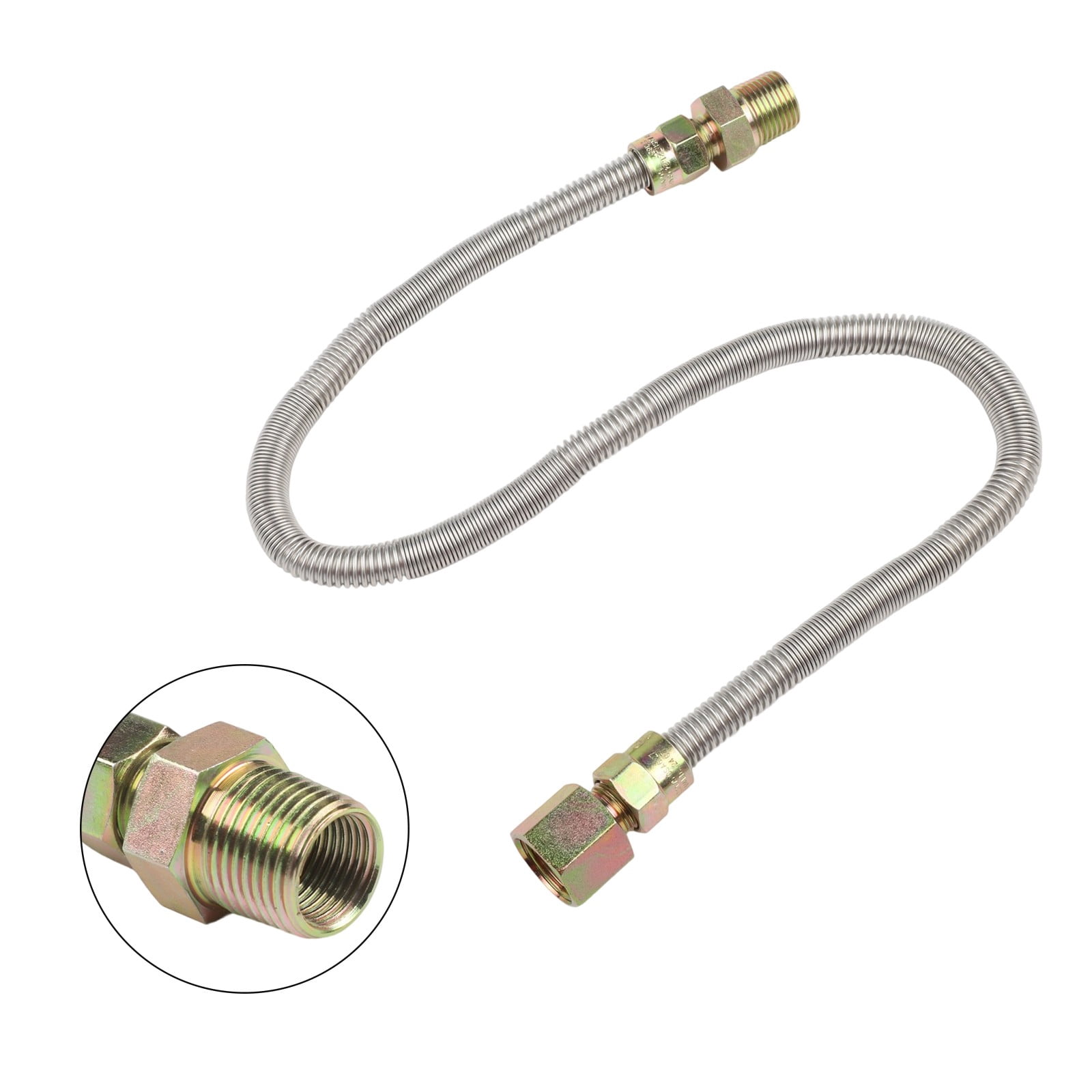 SPRING Reliable Performance 24 Inch Corrugated Gas Line Tube Made Of Stainless Steel
