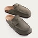 thumbnail image 2 of Zuecos para mujer, zapatillas de corcho nuevas, sandalias clásicas unisex de corcho, zuecos de ante de vaca a la moda, mulas para hombre, zapatillas de playa para exteriores, 2 of 6