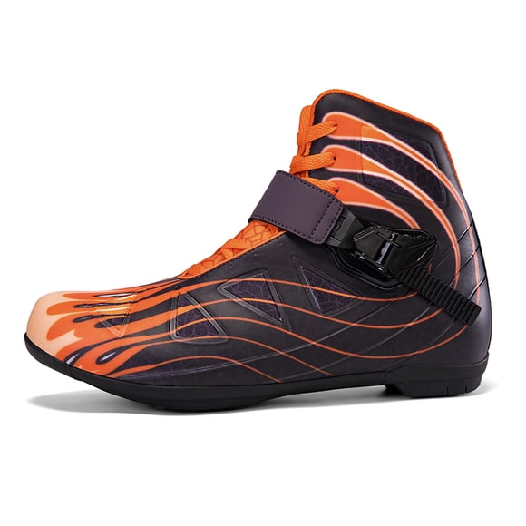 Botas De Moto Y Zapatos De Moto Para Todas Las Estaciones Para Hombre Y Mujer,Naranja negro,40