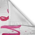 thumbnail image 3 of Ambesonne Inspirational Kitchen Curtains, Fashion Words, 55"x39", Pink Fuchsia, 3 of 3