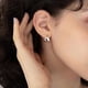 thumbnail image 3 of Jumpingount 2 pares de pendientes de aro para mujer, joyería de moda, trabajo de boda, compromiso, regalos de gota de oreja nupcial, chicas, Type3 NO3, 3 of 6