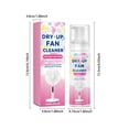thumbnail image 3 of Renewing Fan Cleaning Foam, Deep Cleaning Fan Spray, No Disassembly Fan Cleaner, Multi-Type Fan Dust and Dirt Remover, Household Fan Maintenance Cleaner, Cleaning Tools for Ceiling Floor Table Fans, 3 of 9