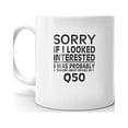 thumbnail image 2 of Thinking about My Q50 Driver Coffee Tea Ceramic Mug 11oz, 2 of 3
