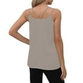 thumbnail image 5 of Womens Tank Top Sleeveless V Neck Women's Fitted Basic Tops Woman Summer Clothes Women's Top, 5 of 8