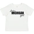 thumbnail image 3 of Inktastic Just a Michigan Born and Raised Girls Toddler T-Shirt, 3 of 5