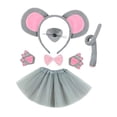 thumbnail image 1 of diadema con orejas de ratón para niños, tocado para fiesta de para Halloween, cumpleaños, 1 of 8