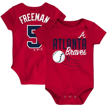 Freddie Freeman Atlanta Braves Majestic Newborn Infant Baby