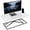 White, variant on VIVO Economy Height Adjustable 29" Standing Desk Sit Stand Desktop Monitor Riser