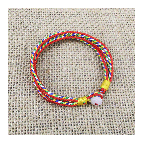 Kmbangi Woven Bracelet Natal Year Lucky Red Creative Clothing Accessory