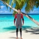 thumbnail image 2 of HETSUITS Ultrathin Manga larga Pantalones largos Traje de baño Una pieza Profesional Impermeable espesado para nadar Snorkeling Surfing Man, Rojo 3XL Inevent OD017133-36, 2 of 7