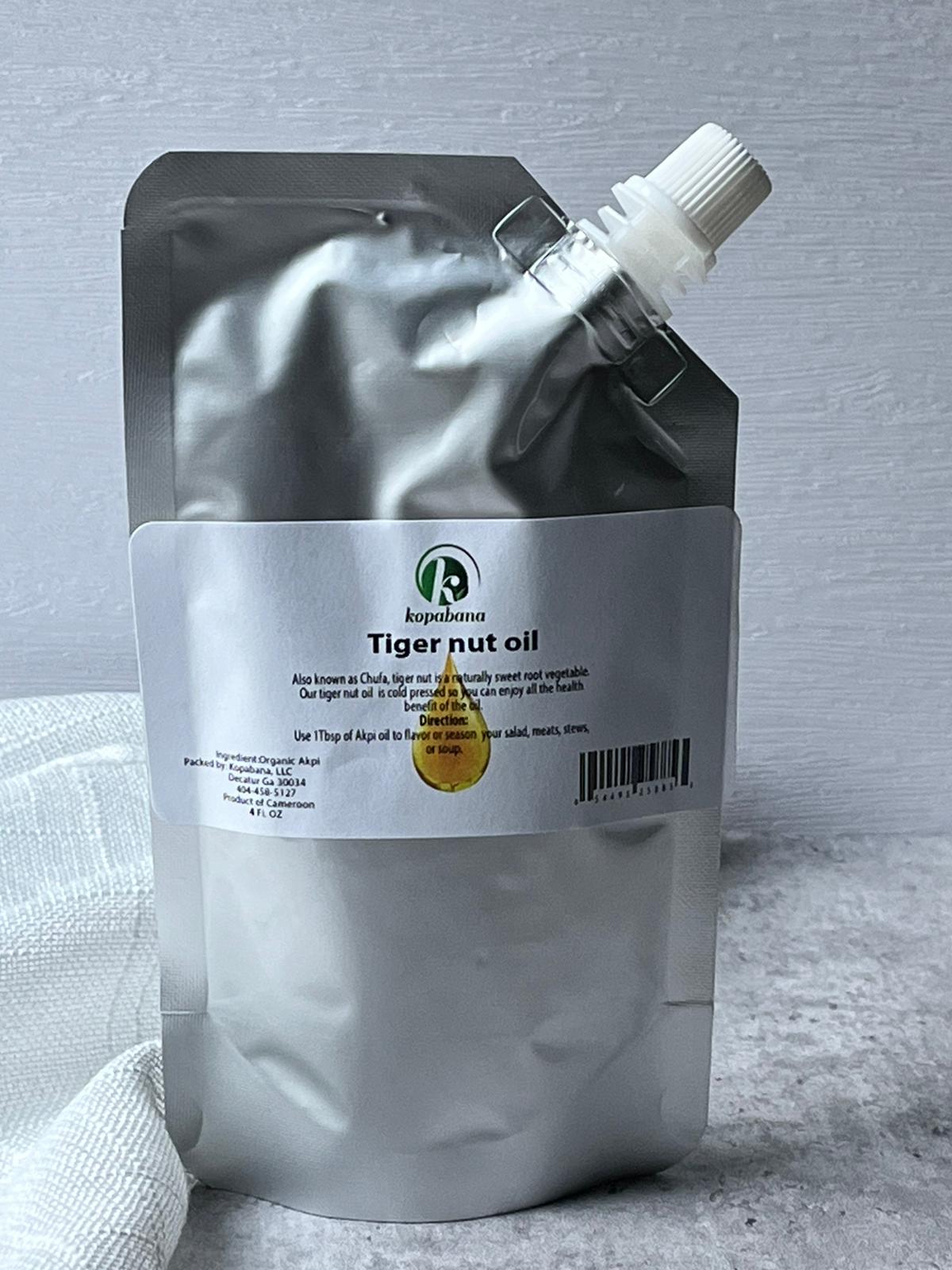 KOPABANA Tiger Nuts Oil Cold Press Chufa Oil Yellow nutsedge Oil Cyperus esculentus Oil 4oz