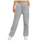 thumbnail image 2 of Pantalones de chándal anchos con forro polar para mujer - Pantalones de yoga de cintura alta con bolsillos - Poliéster - Tallas S-XXXL, 2 of 8