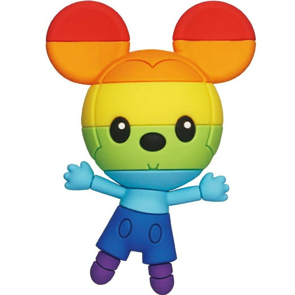 Monogram Disney: Rainbow Mickey Mouse 3D Foam Magnet