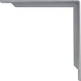 thumbnail image 4 of Ekena Millwork 2"W x 16"D x 16"H Stockport Steel Bracket, Hammered Light Blue, 4 of 12