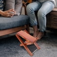 thumbnail image 3 of Milisten Bamboo Guitar Foot Rest 4 Adjustable Non Slip Foot Stool for Classical Acoustic Guitar Players Foldable Design, 3 of 7